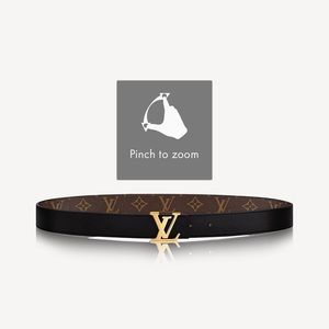 Louis Vuitton Monogram Initiales 30MM Belt